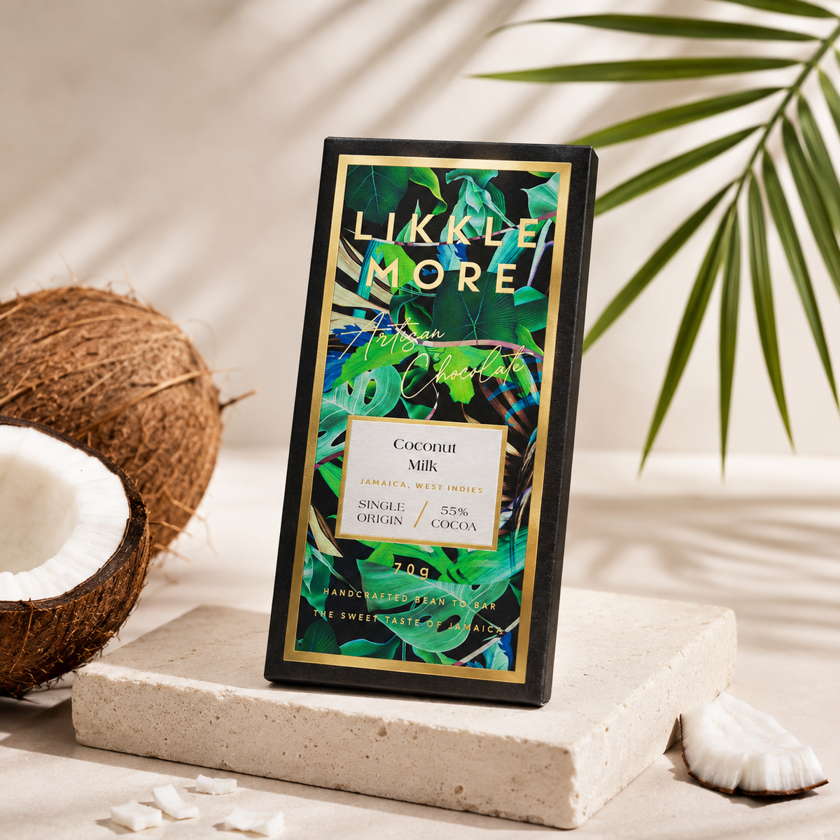 55% Coconut Milk Chocolate | Single-Origin Jamaican Vegan Chocolate