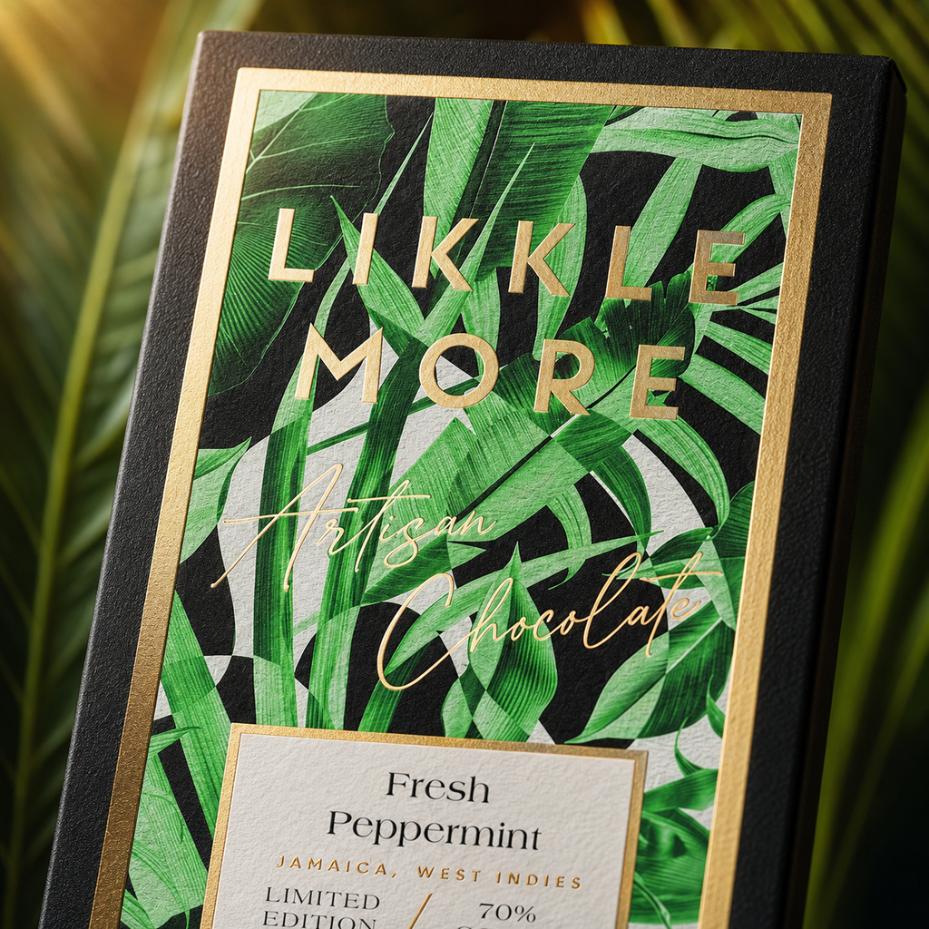 70% Dark Chocolate with Fresh Peppermint | Single-Origin Jamaican Vegan Chocolate