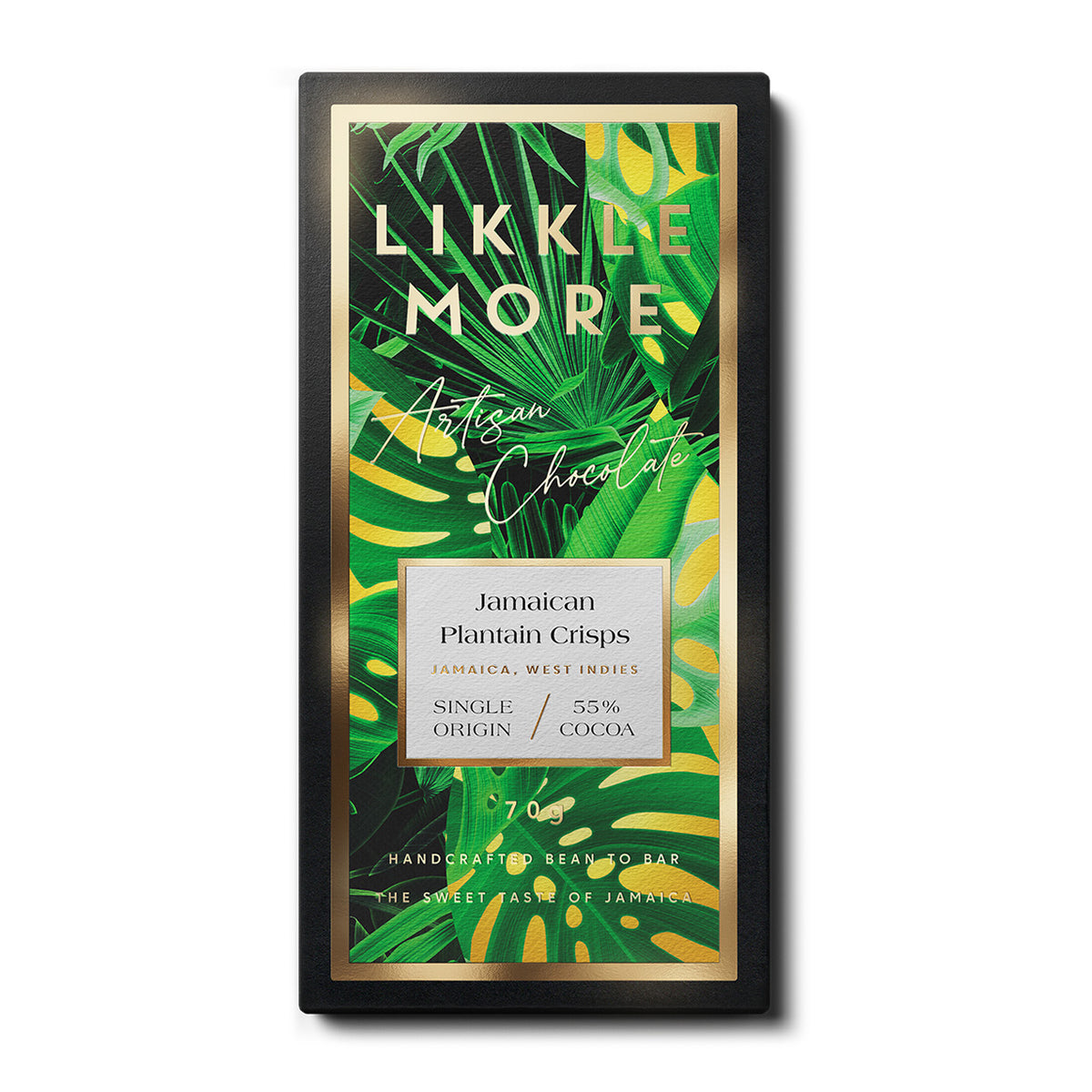 55% Dark Milk Chocolate with Jamaican Plantain Crisps | Single-Origin ...